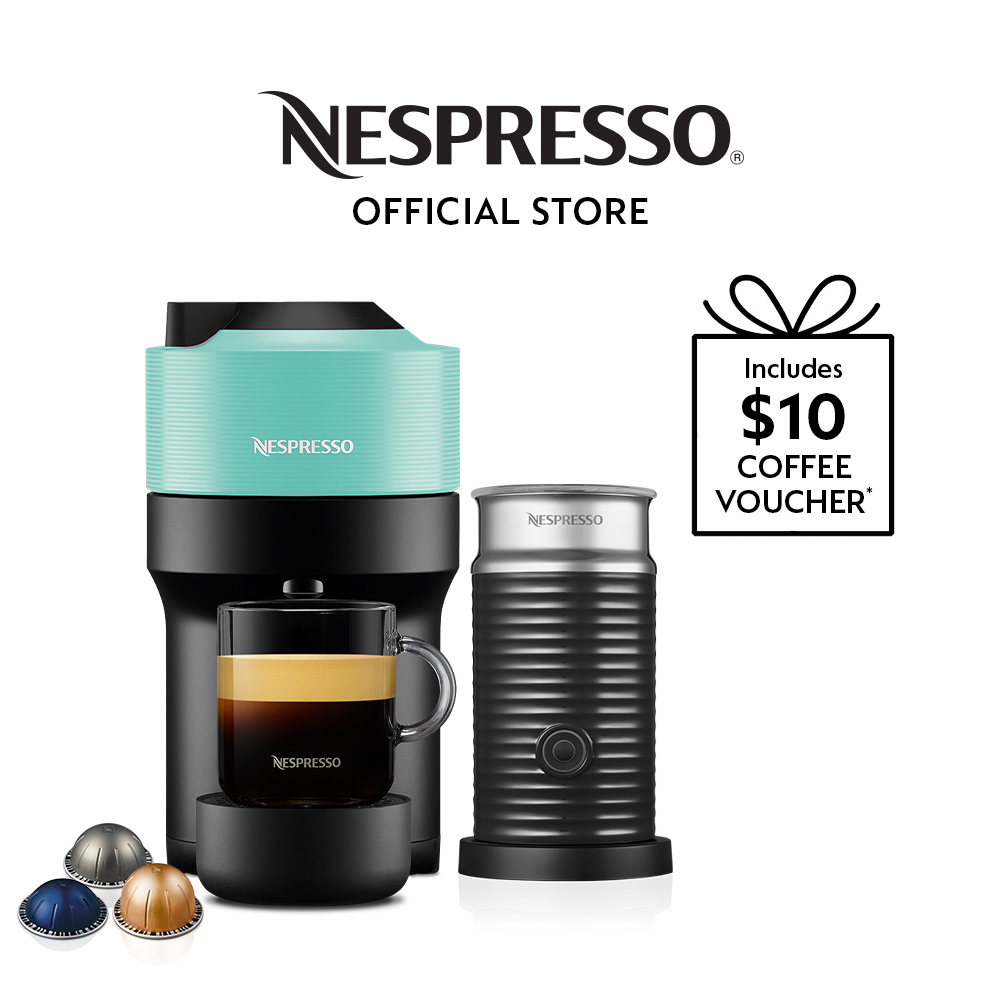 Nespresso Vertuo Pop Coffee Machine + Free 10 Nespresso Capsules