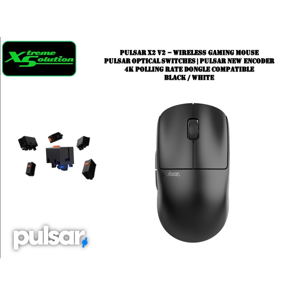 Pulsar X2V2 | X2 Version 2 Medium & Mini Lightweight Wireless