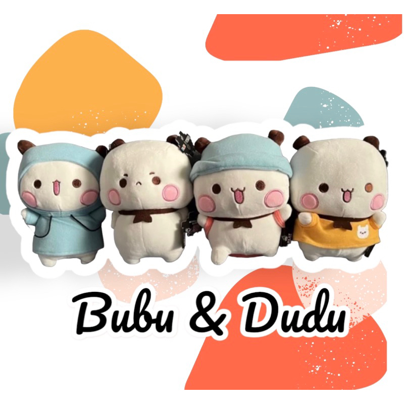 INSTOCK】Super Cute Bubu Dudu Milk & Mocca Bear Panda Plush Soft