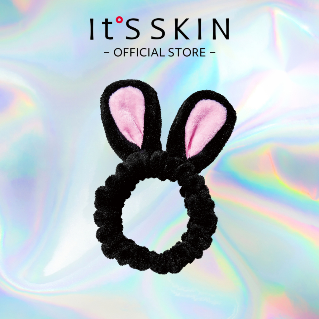 IT'S SKIN] Chasin' Rabbits Spa Facial Headband - Black Rabbit