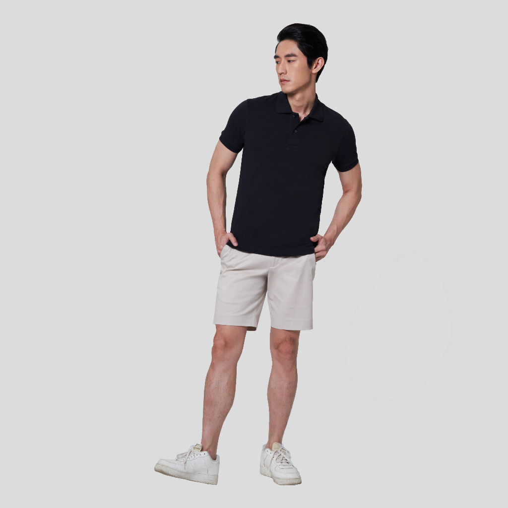 All white hot sale polo shorts