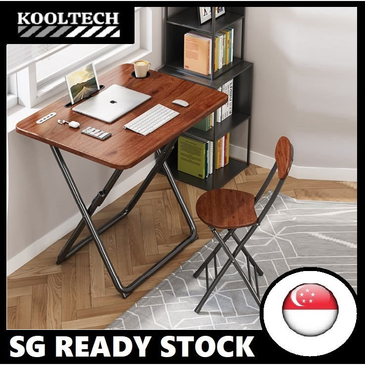 Foldable laptop table with chair hot sale