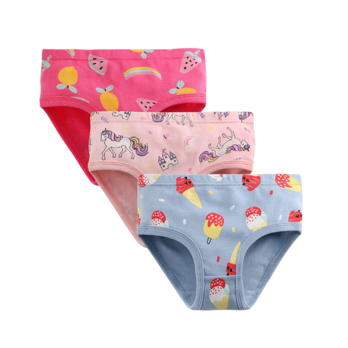 4PCS Cartoon Sanrios Children's Underwear Flat Angle Panties Anime Kuromi My  Melody Purin Dog Kawaii Comfortable Cotton Underwear