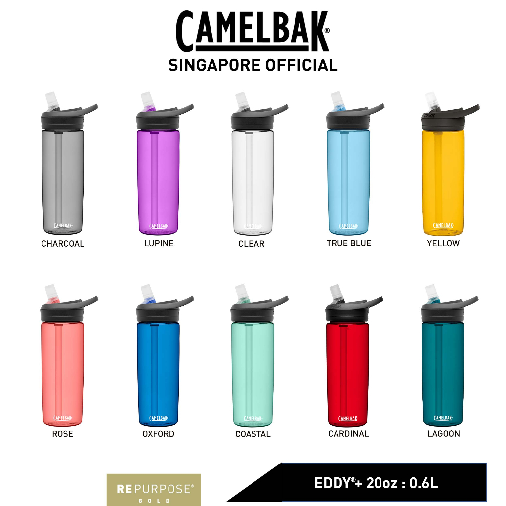 CamelBak Chute Mag BPA Free Water Bottle 32 oz 1 Liter Charcoal Gray