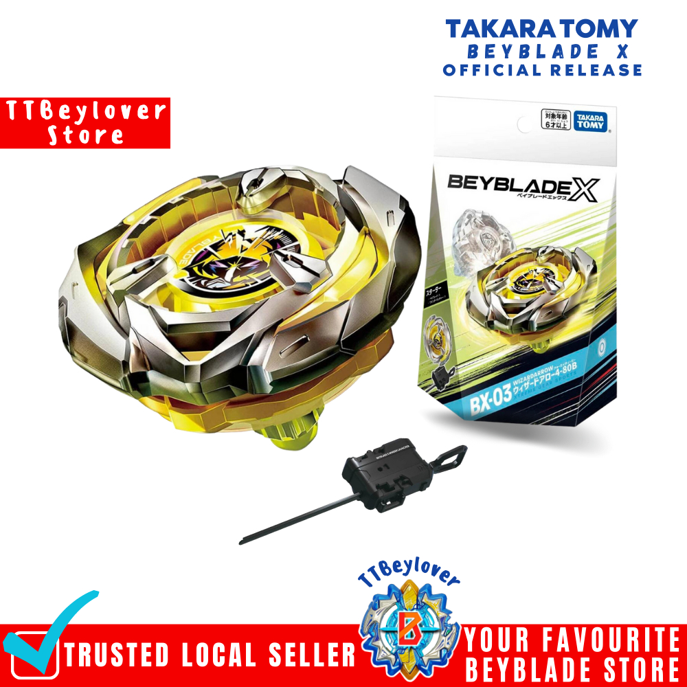 Wizard Arrow Beyblade X BX-03 4-80B Takara Tomy –