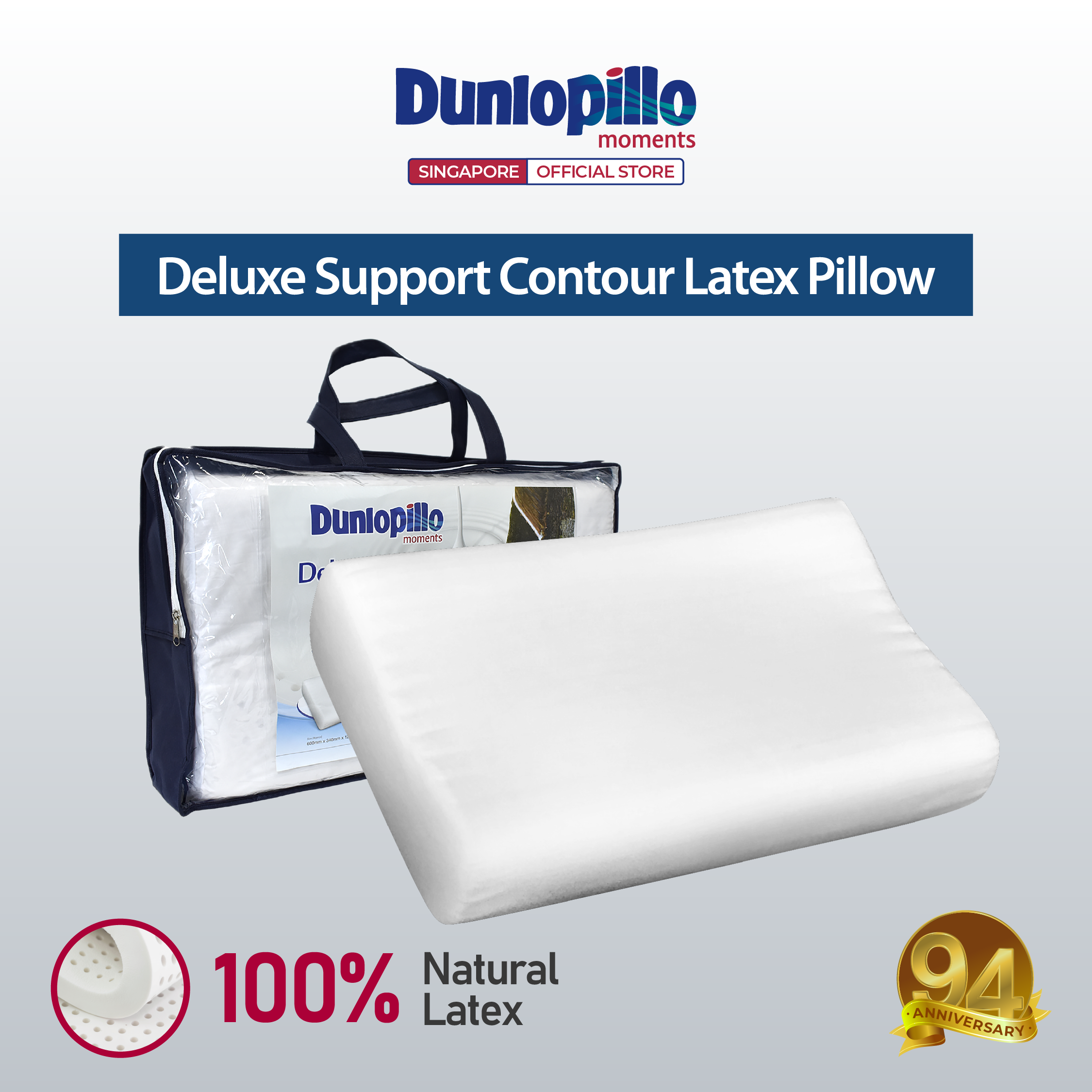 Dunlop latex cheap contour pillow