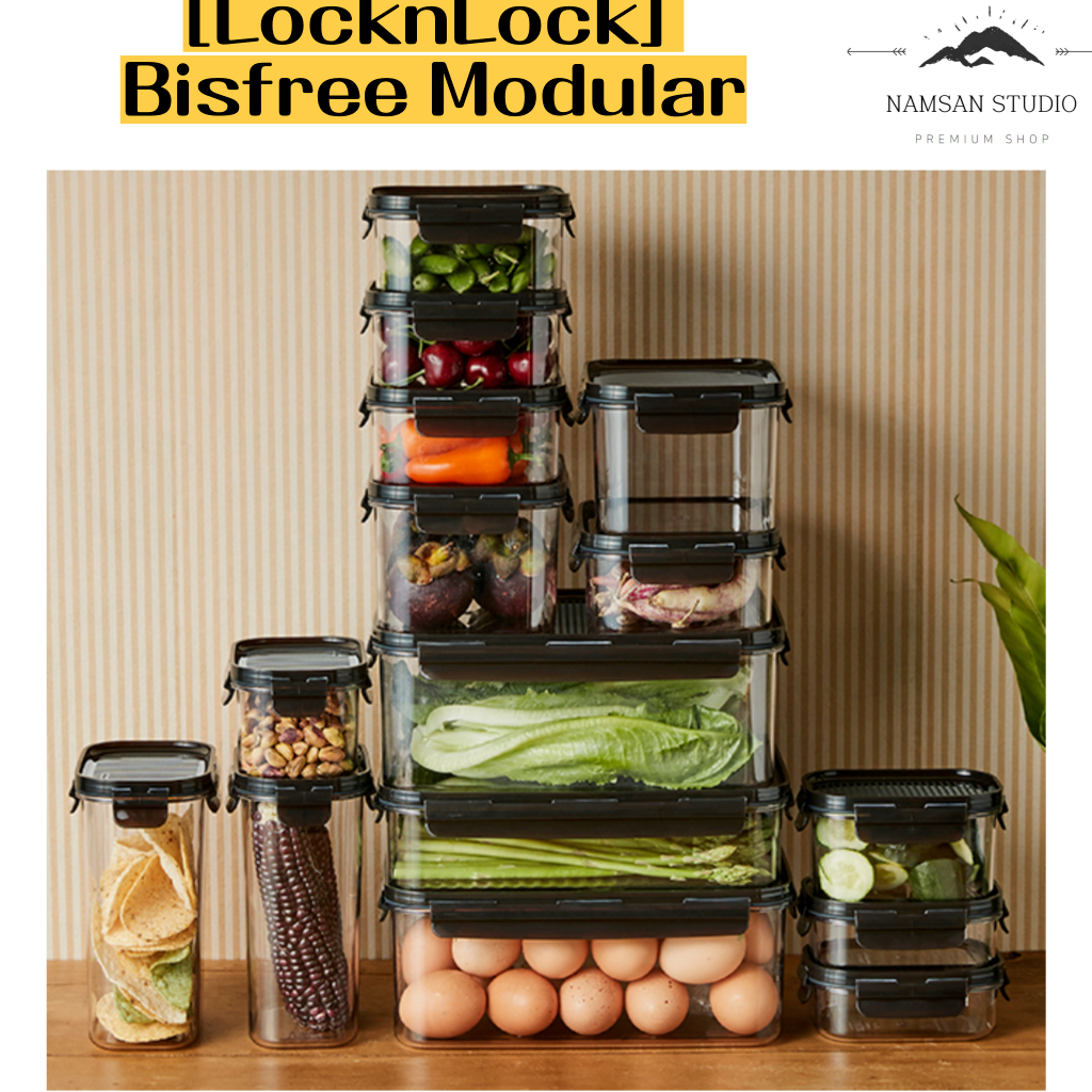 LocknLock Bisfree Modular 10pcs set food container