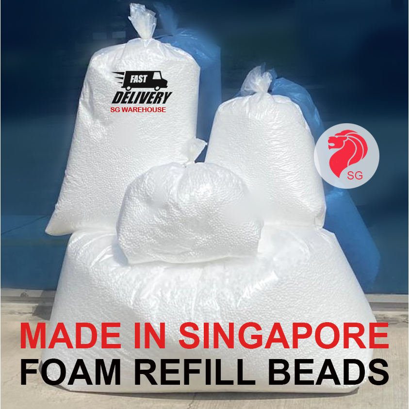 SG STOCK 400 Litres to 700 Litres High Quality Bean Bag Pearls