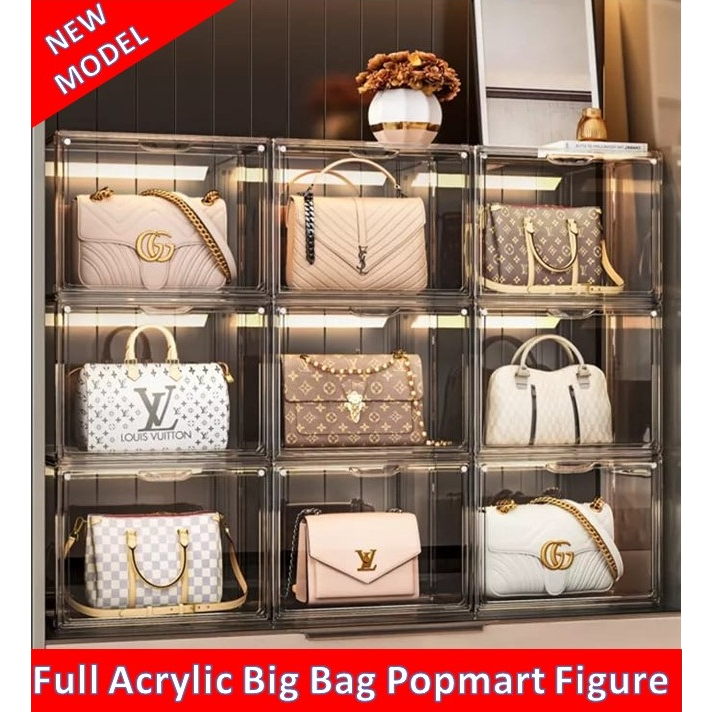 GOLD ICONIC ACRYLIC BOX BAG