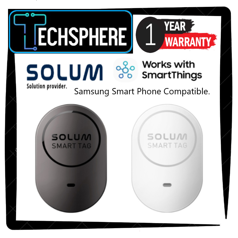 READY STOCK) Solum Smart Tag- Compatible with Samsung Smart Things