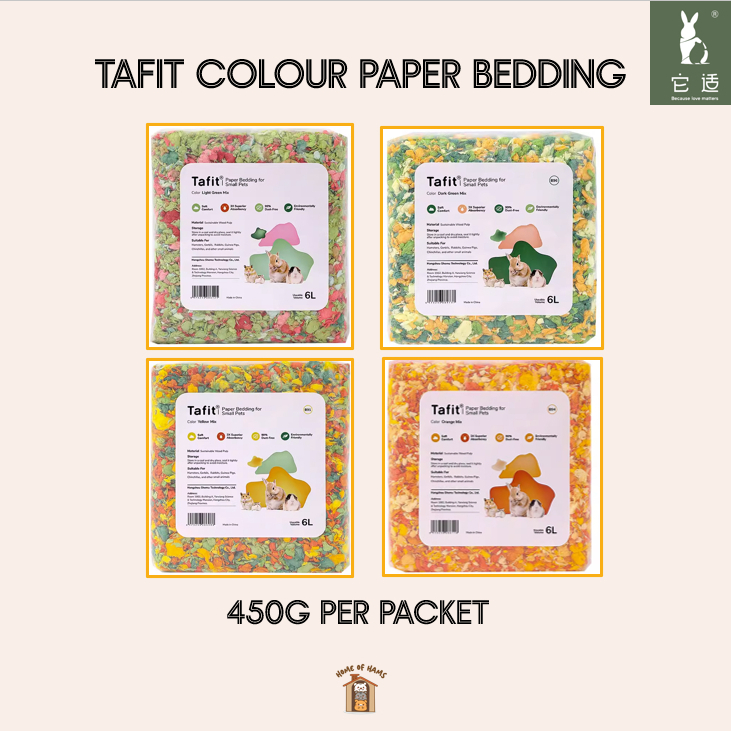 Coloured on sale hamster bedding