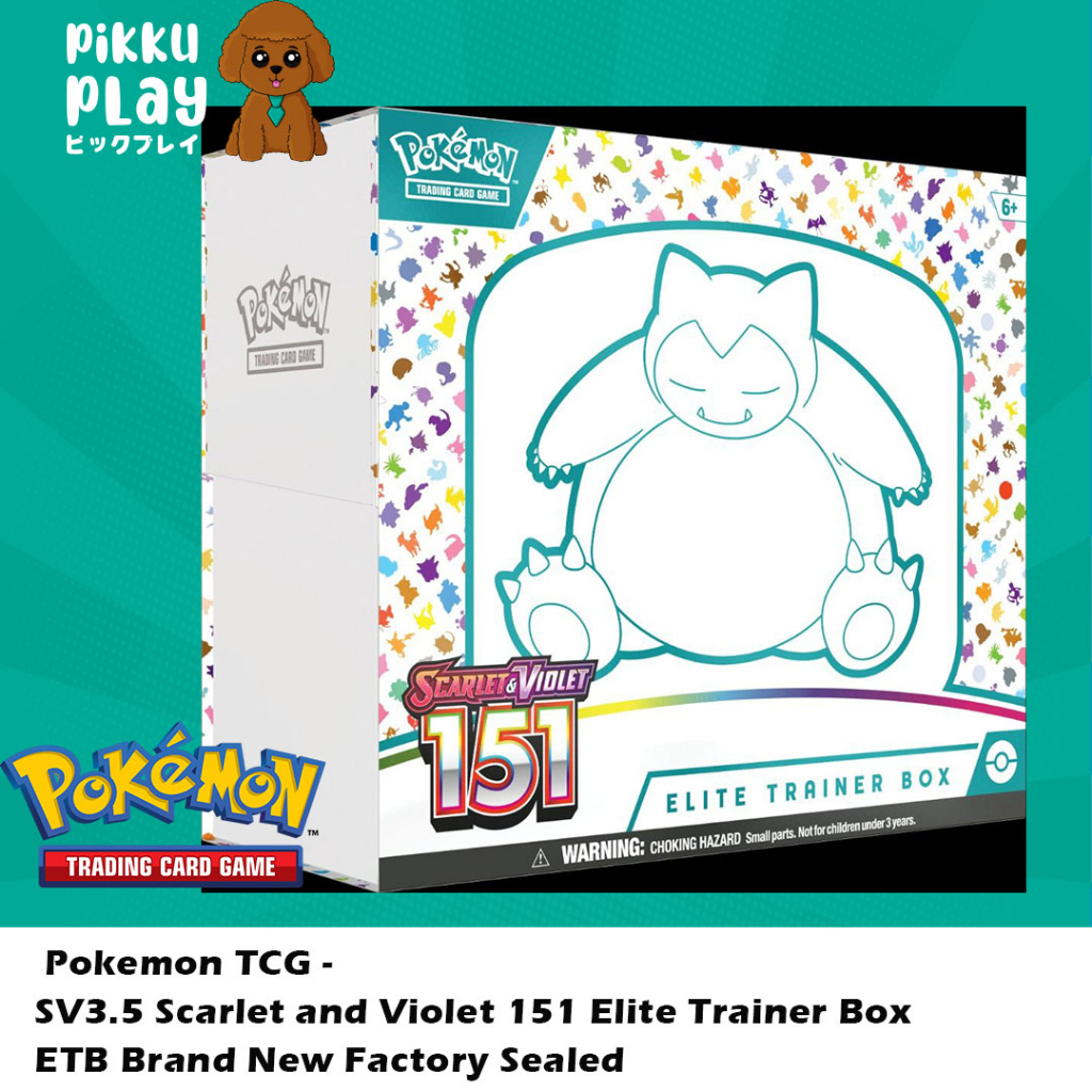 Pokemon 151 Elite Trainer Box ETB TCG Scarlet & Violet Nouveau