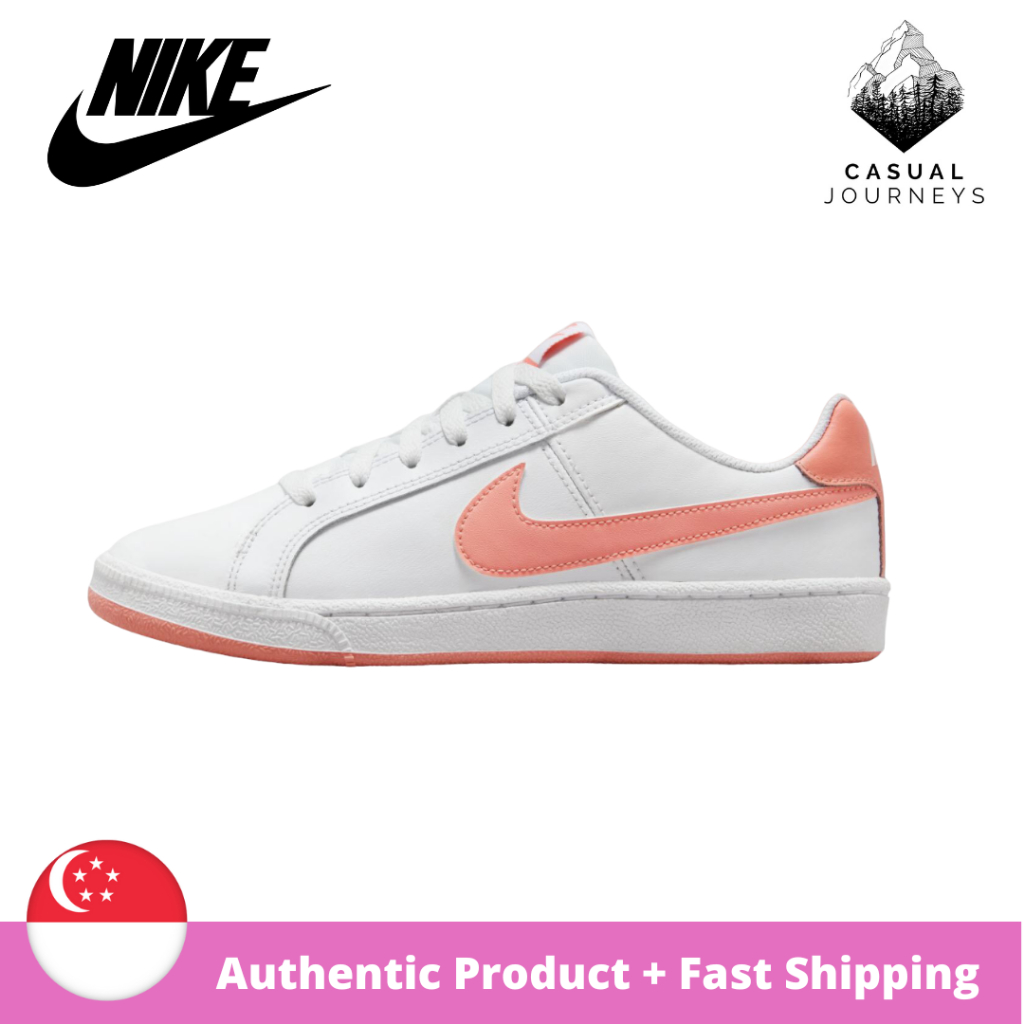 Nike court clearance royale white pink