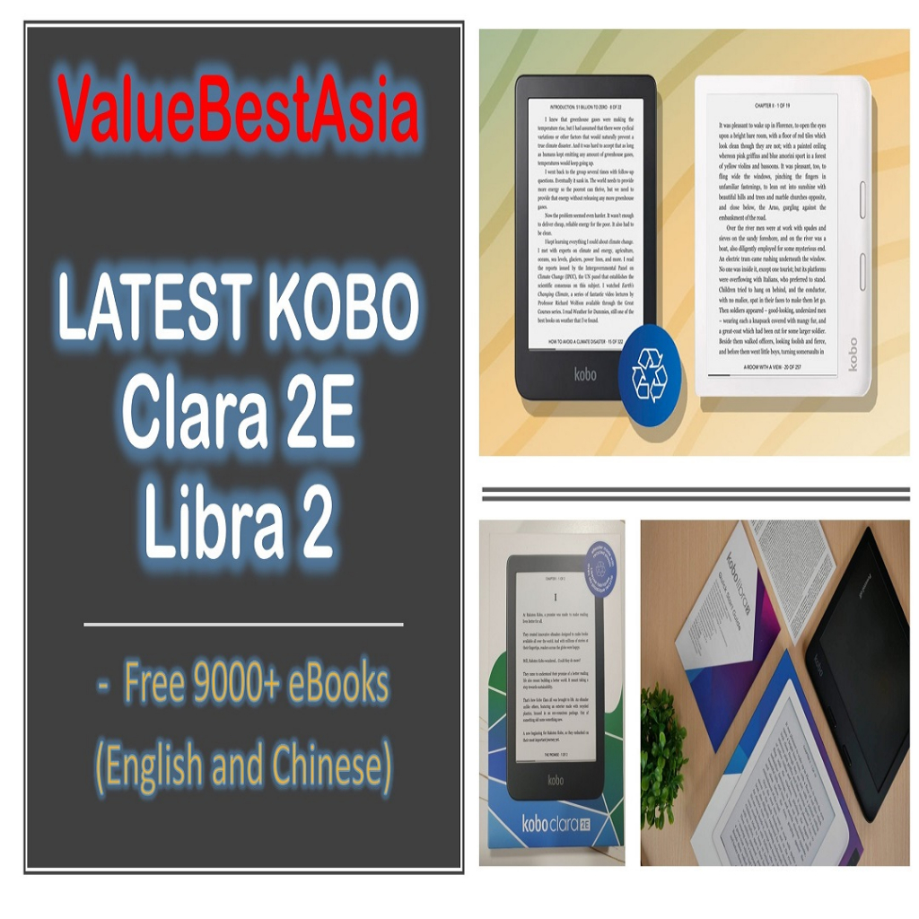 Rakuten launches Kobo Libra 2, Kobo Clara 2E, and Kobo Nia e