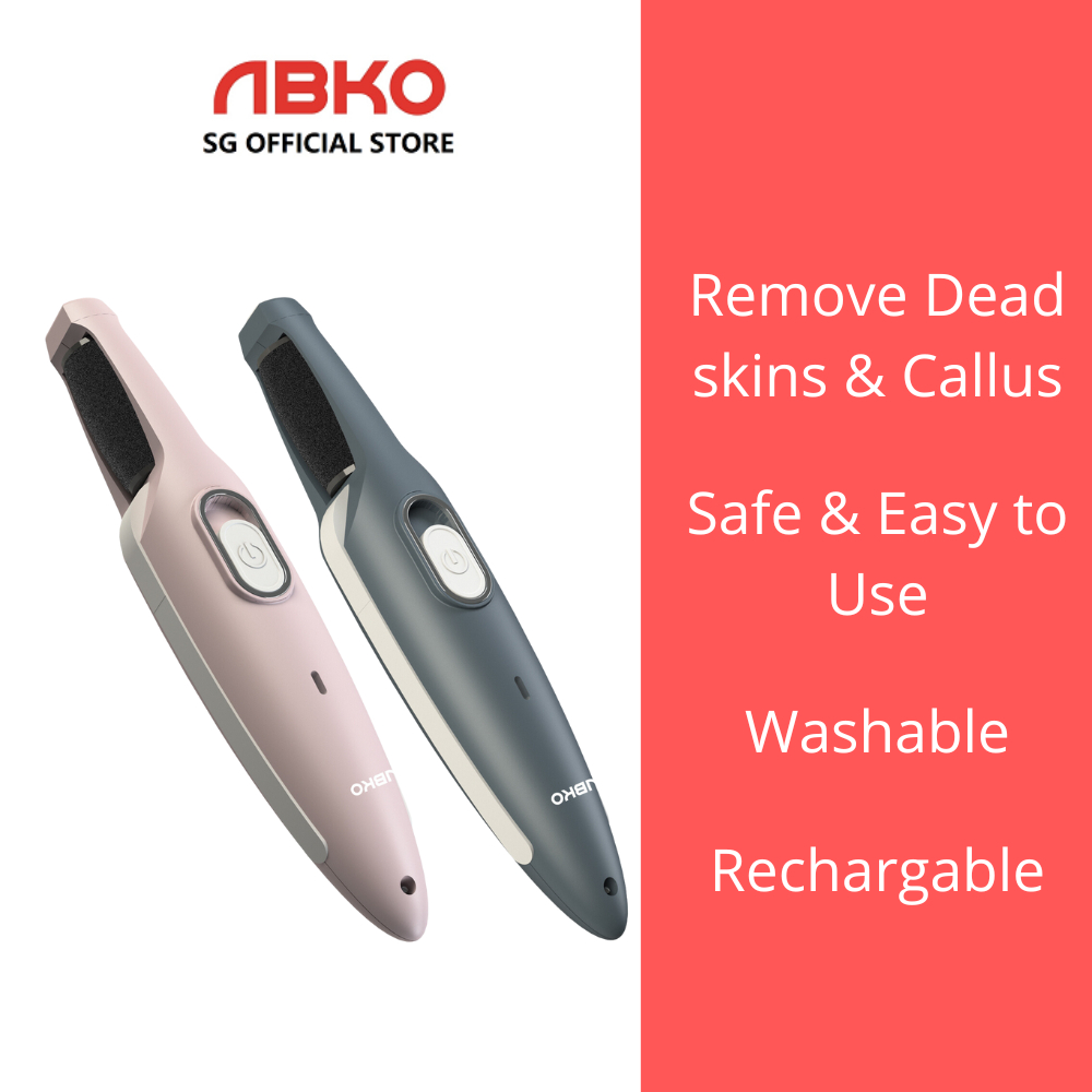 ABKO Electric Callus Remover Rechargeable Cordless Foot File Easy