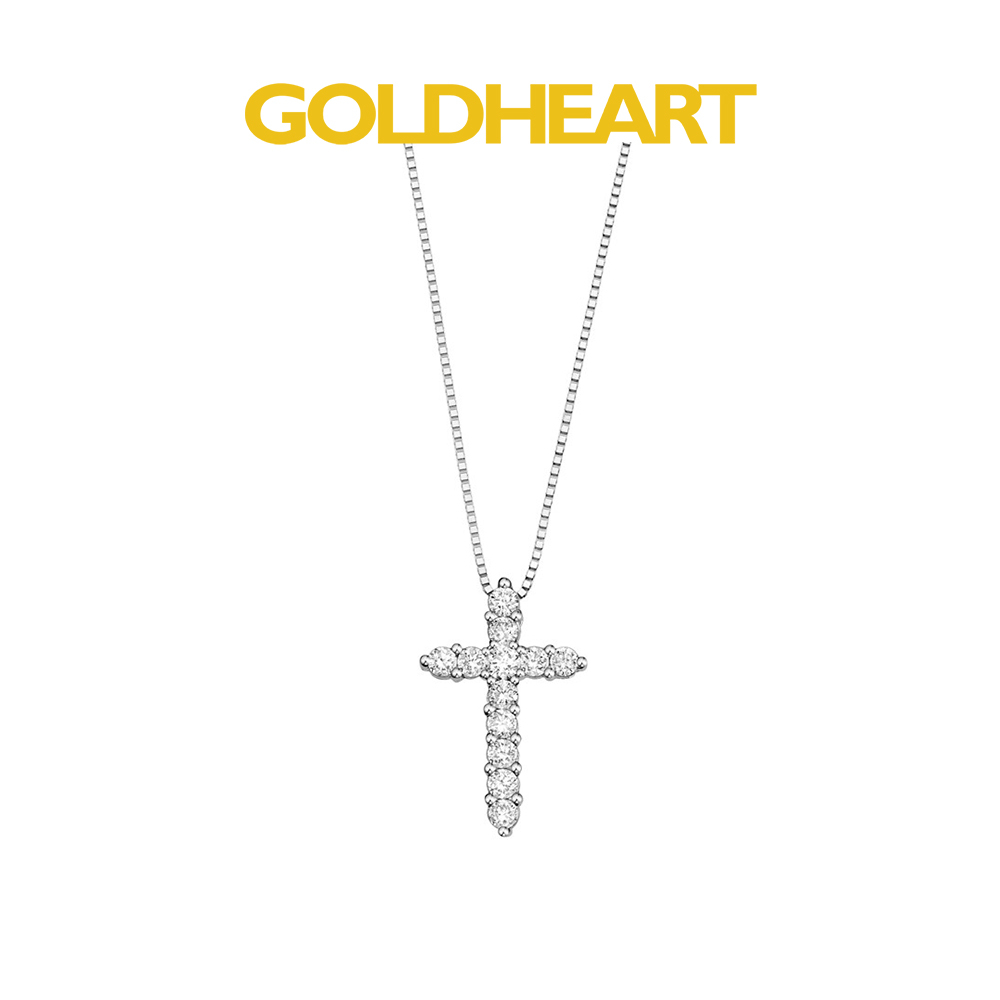 Goldheart cross deals pendant