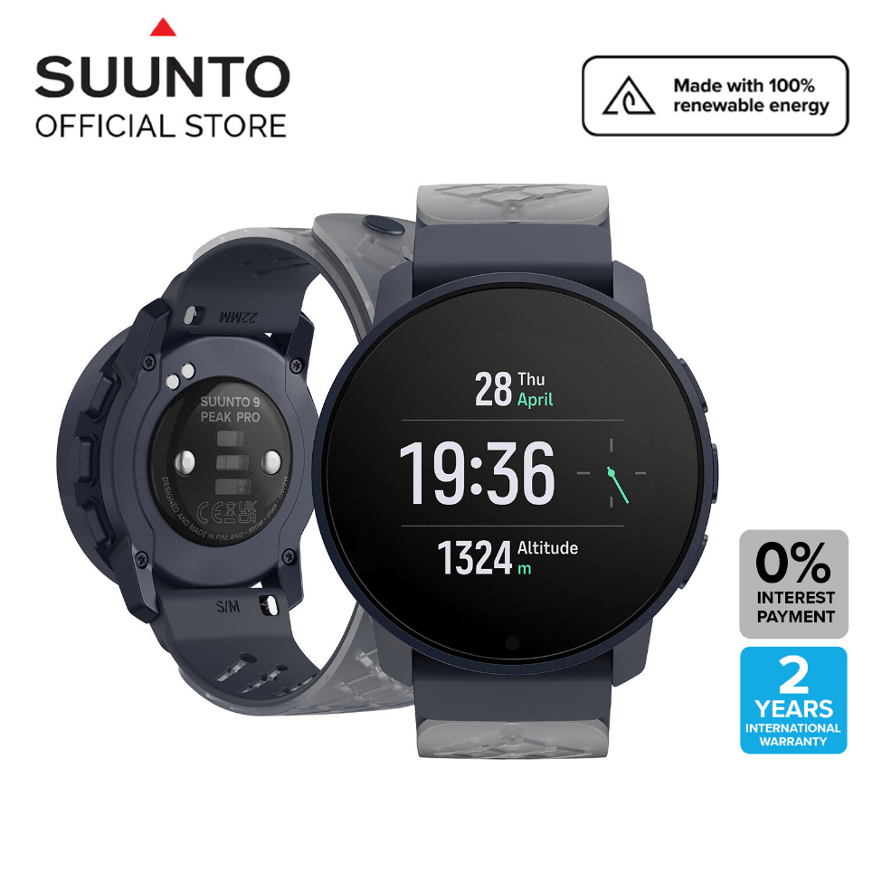 Suunto 9 Peak Pro Ocean Blue - Thin and tough GPS multisport watch