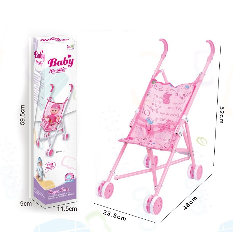 Girls pink clearance stroller