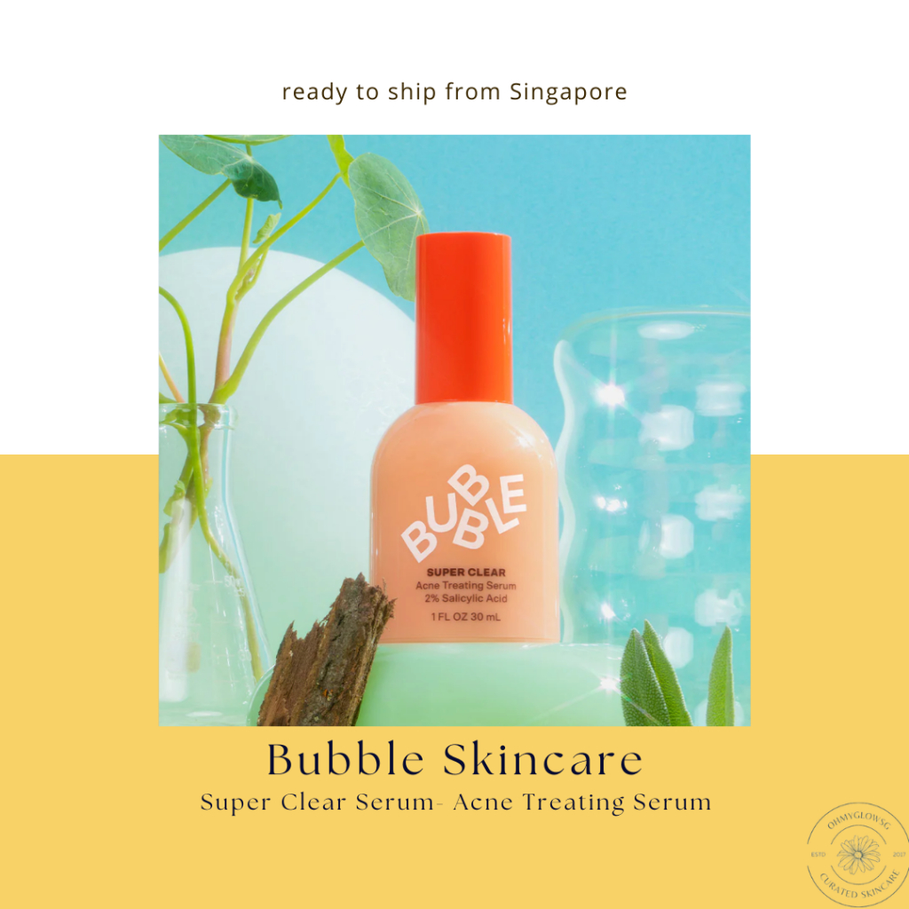 Bubble Skincare Super Clear 2% Salicylic Acid Serum Acne Treatment - Skin  Soothing Squalane Oil & Colloidal Oatmeal + Willow Bark Extract Oil  Reducing Serum & Antioxidant Neem Seed Oil (30ml)
