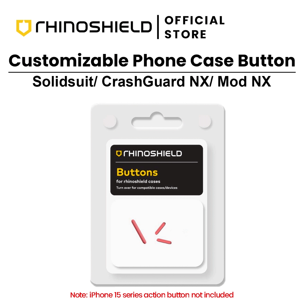 Rhinoshield MOD NX + SolidSuit Cases + Buttons + Lens Protector