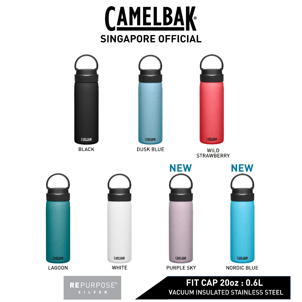 CamelBak 32oz Fit Cap Vacuum Insulated Stainless Steel Water Bottle - White