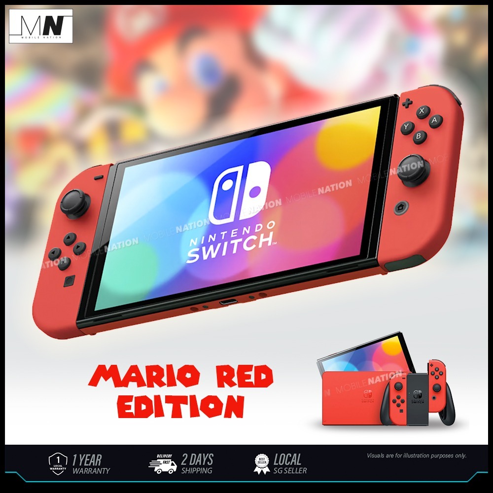 Where To Buy Nintendo Switch OLED Model - Mario Red Edition