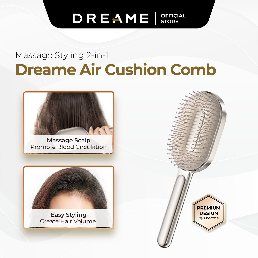 Qoo10 - [Week Deal] 1 Pcs Boxed Comb Fluffy Air Cushion Scalp Massage Hair  Bru : Hair Care