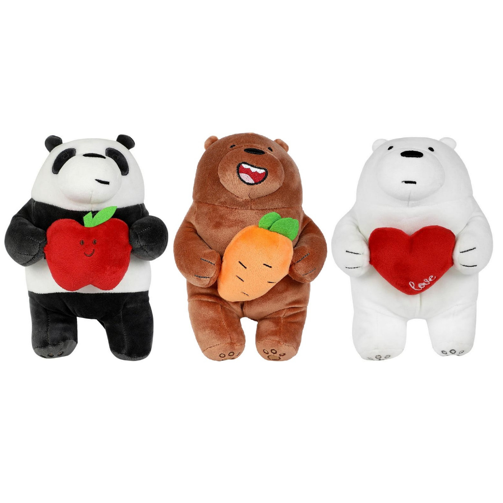 we bare bears grizz plush