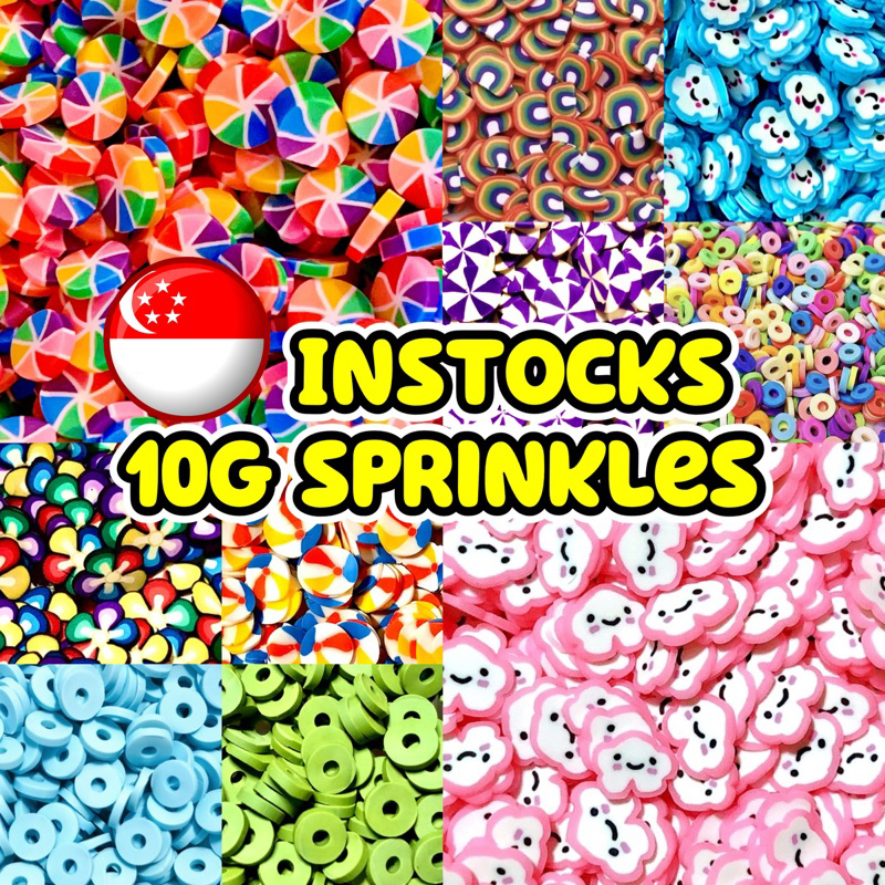 50g Colorful Fake Sprinkles Polymer Sprinkles Resin Sprinkles Fake Candy  Sweets Sugar Clay Nail Art Slices for Nail Art DIY Crafts Cake Phone Case  Decorations (Sugar granules-1)