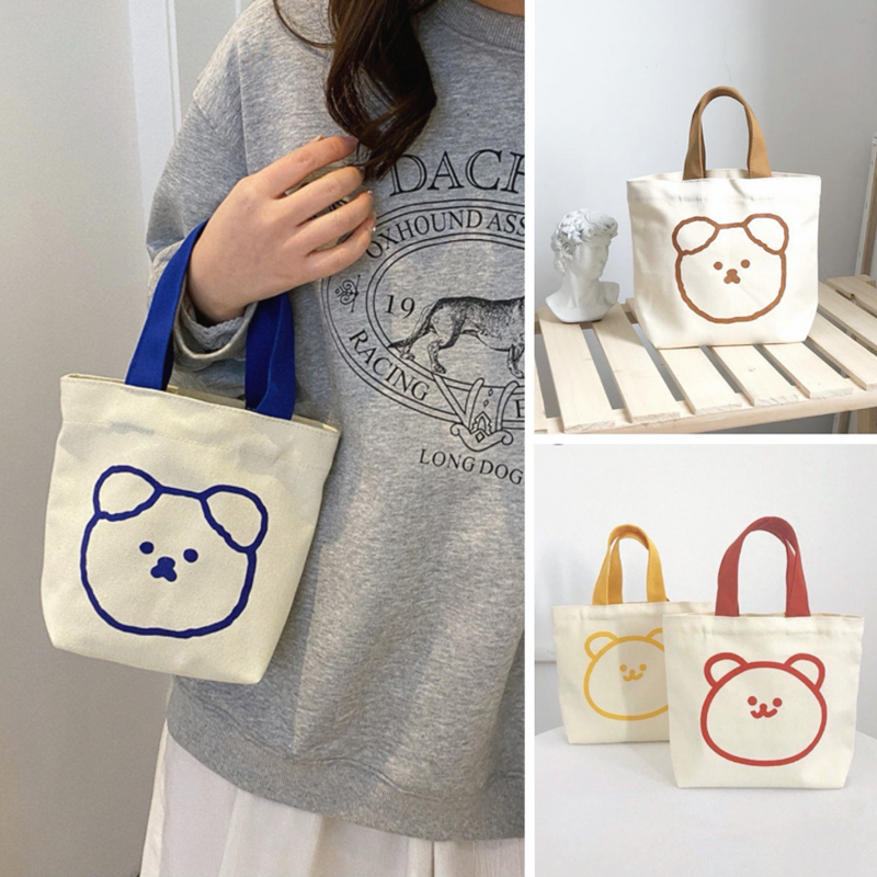 Cute korean deals tote bags