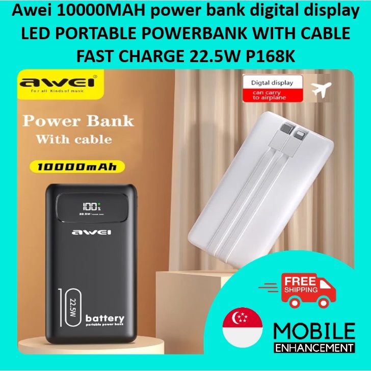 Buy Ugreen 10000mAh Digital Display Power Bank (PD20W + 22.5W