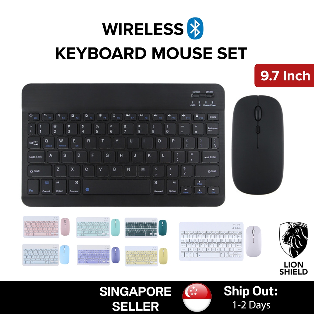 Rechargeable Bluetooth Keyboard and Mouse Combo Ultra Slim for