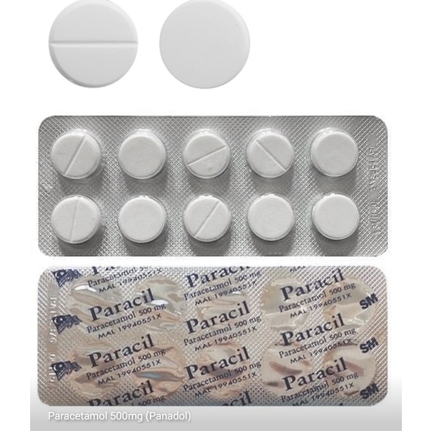 PARACETAMOL TABLETS FOR FEVER AND FUNGAL INFECTION 500MG ( PACK 100 TABLETS  )