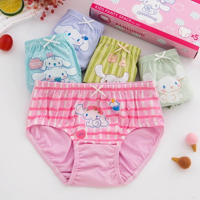 Buy Kids Little Girls Underwear Toddler Baby 100% Cotton Soft Briefs Panties  Cartoon Big Girls Undies 1-10 Years (Pack of 6), Multicolor 1, 6 at