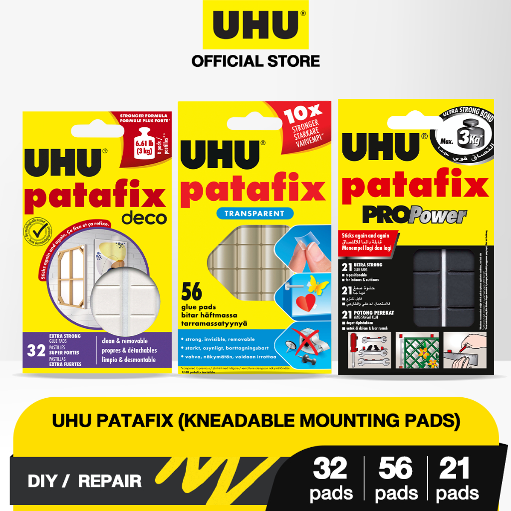 UHU Patafix Pads - reusable & removable glue pads