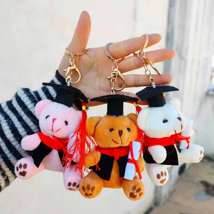 Graduation hot sale bear keychain