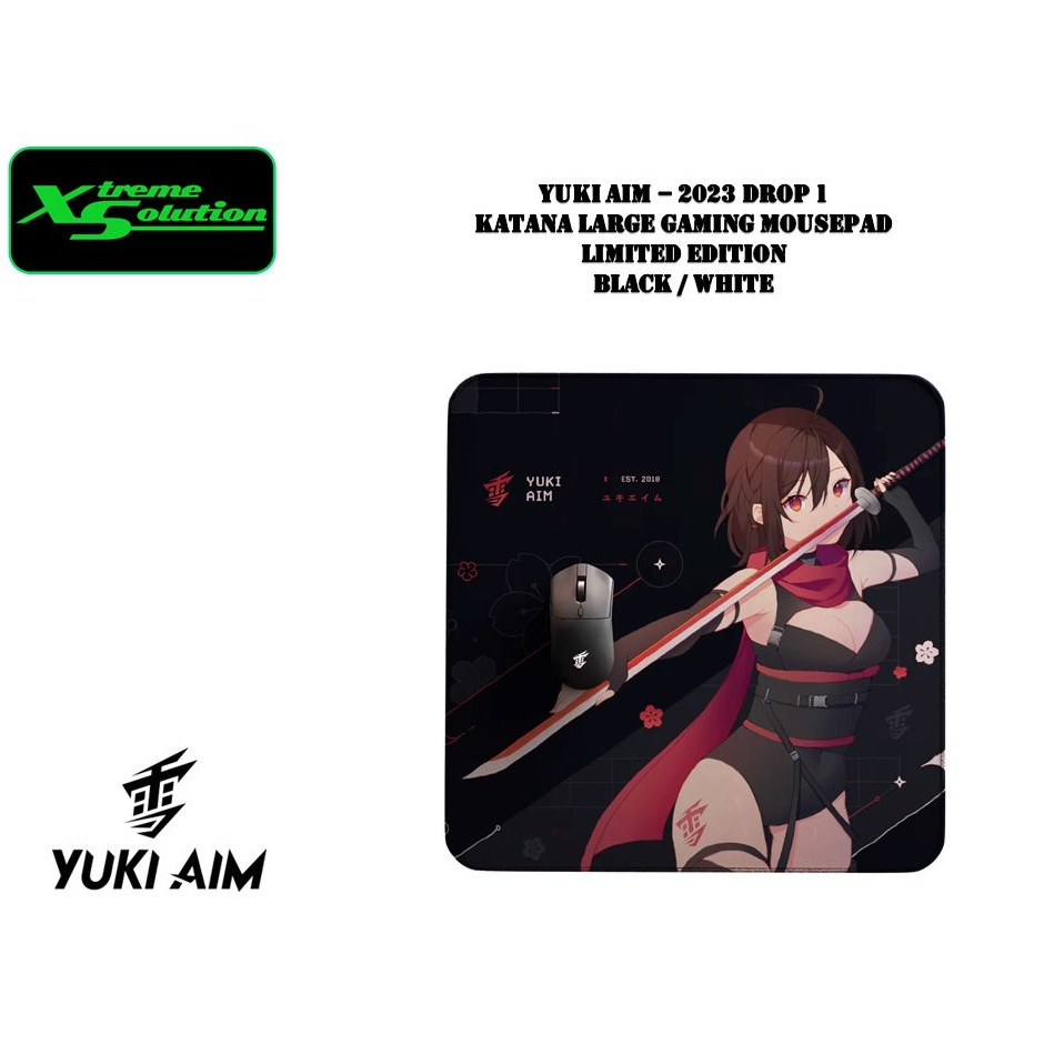 Yuki Aim - 2023 Drop 1 - Katana Large Gaming Mousepad | Shopee