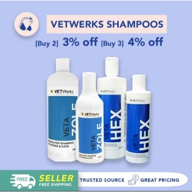 Vetwerkz shop medicated shampoo