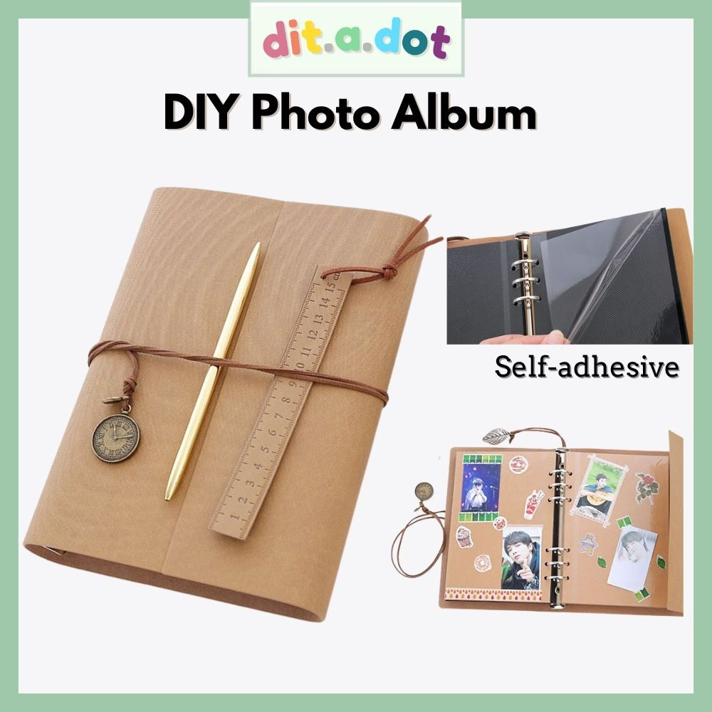 Scrapbook Album DIY Photo Album Travel Album Leather Scrapbook