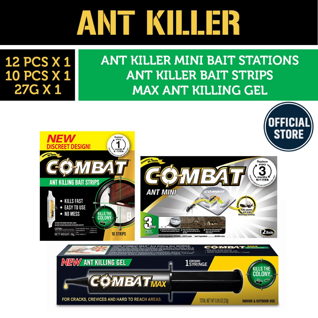Infestation Prevention Bundle] Combat Ant Killing Bait Strips +