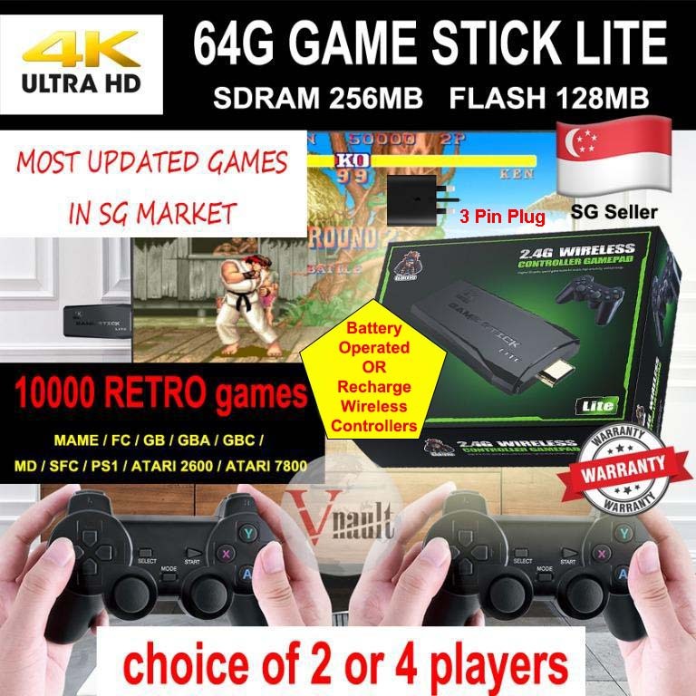 Original Game Stick Lite Console 