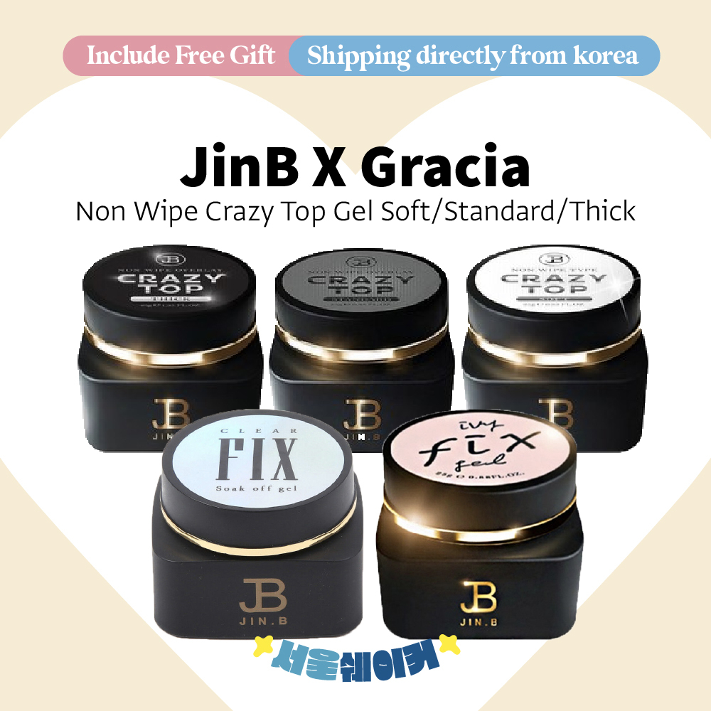 THE DIFFERENCE BETWEEN JIN.B CRAZY TOP THICK AND CLEAR FIX GEL – A
