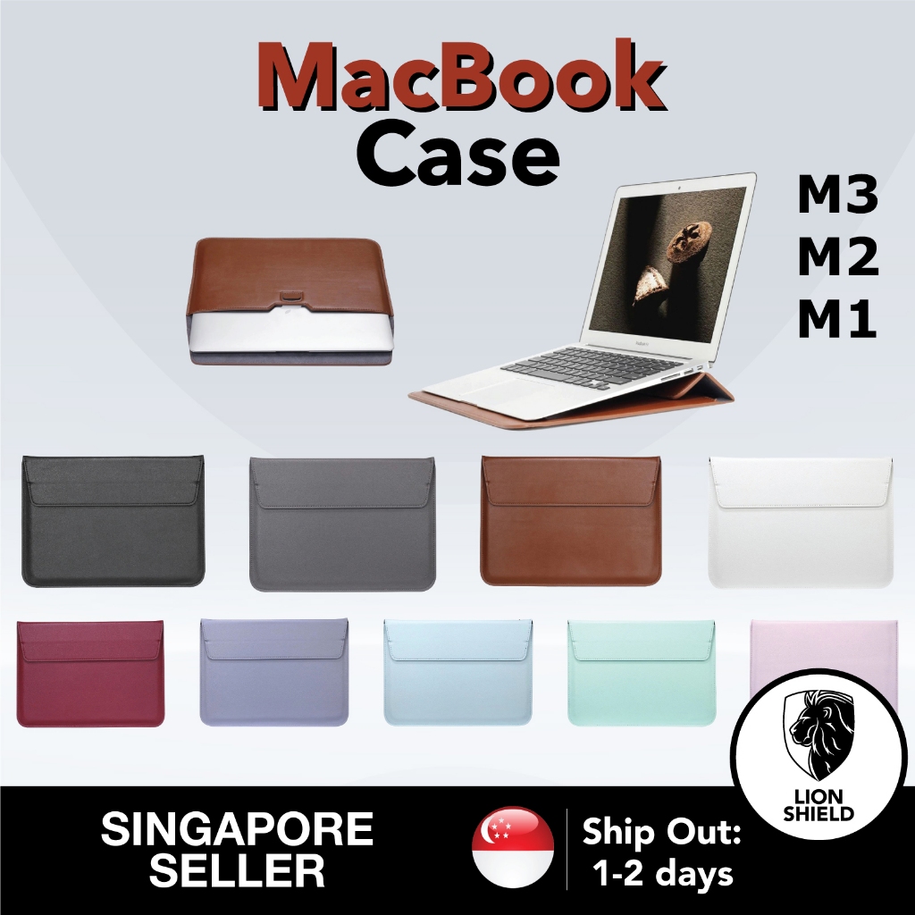 Leather laptop sales sleeve singapore