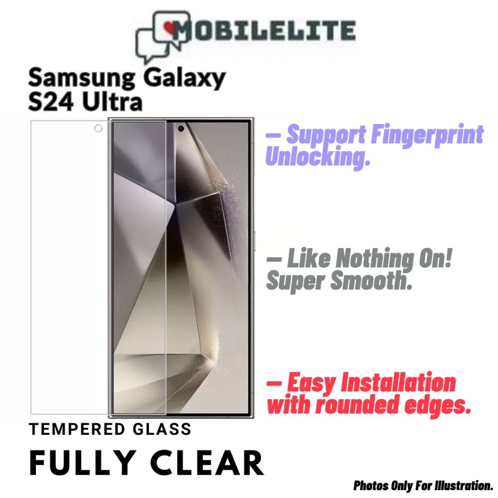 Shatterproof Glass for Samsung Galaxy S24 Ultra S23 Plus Screen