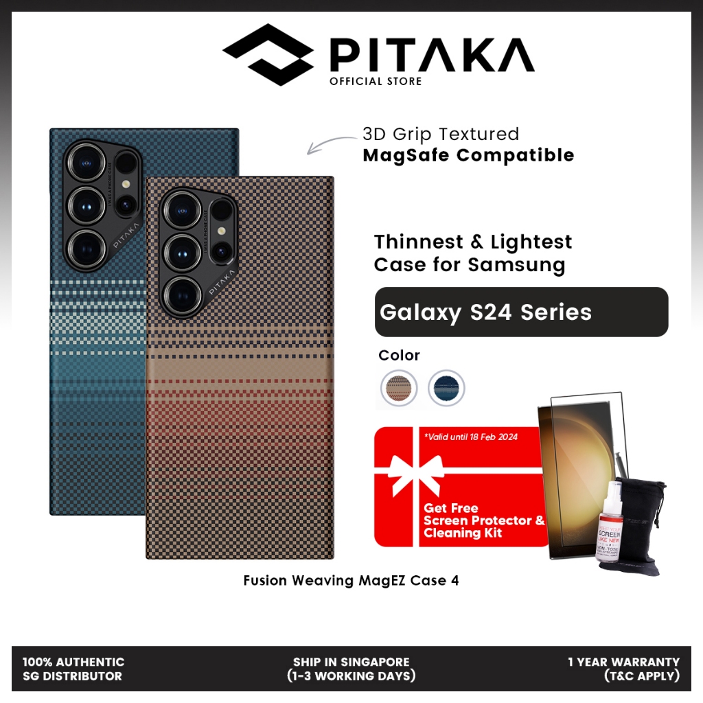 PITAKA 600D MagEZ & Fusion Weaving MagSafe Case 4 Samsung Galaxy