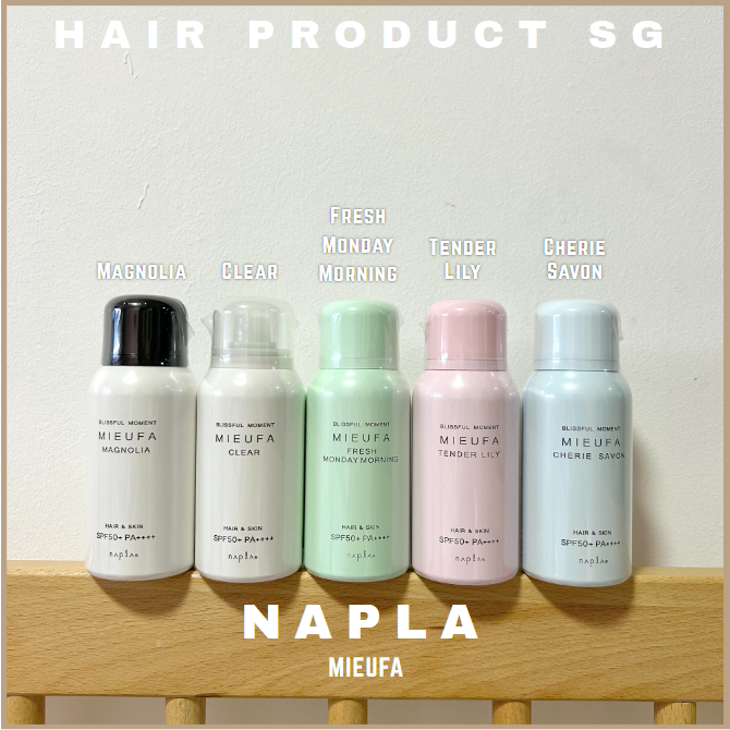 SG Ready Stock] Napla Mieufa Blissful Moment Hair & Skin UV Spray SPF 50+  PA++++ | Shopee Singapore