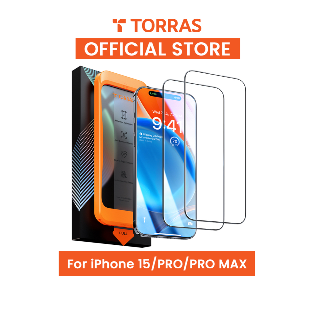 iPhone 15 Pro Max Privacy Screen Protector - TORRAS