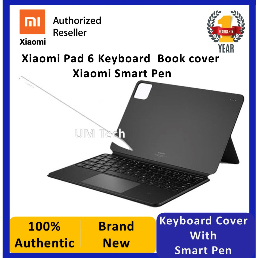 Xiaomi Pad 6 Keyboard Book Cover with Smart Pen, Brand New, 1 Year  Official Warranty