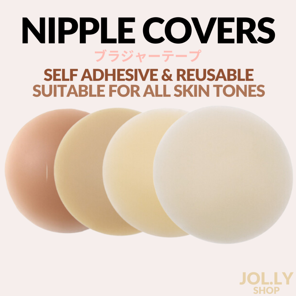 Nipple Covers for Women Sticky Bra Silicone Cover Up Pasties Self-adhesive  Reusable Breast Petals RAZOR CLIPS 