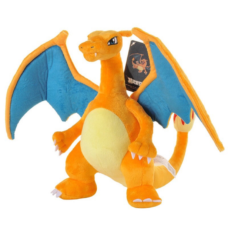 Mega charizard cheap plush toy